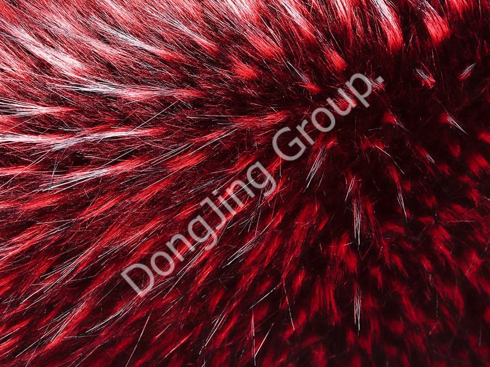 DW0578-tikus ungu faux fur fabric