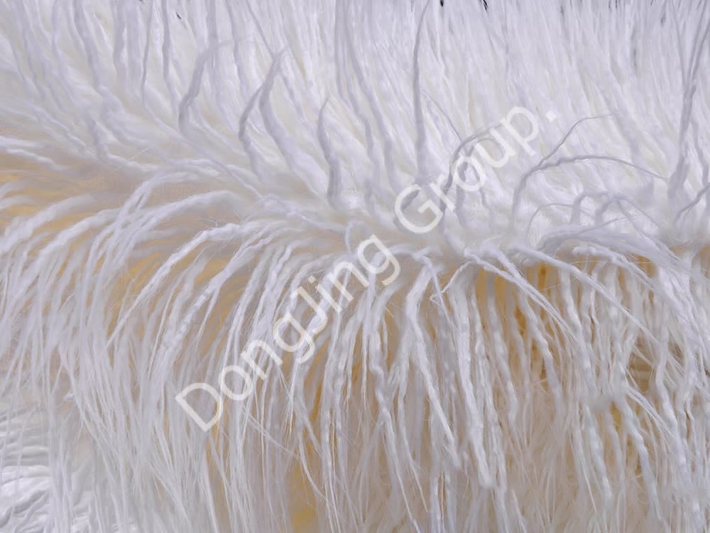 DP0969-Penggelek Dua Kali Putih faux fur fabric