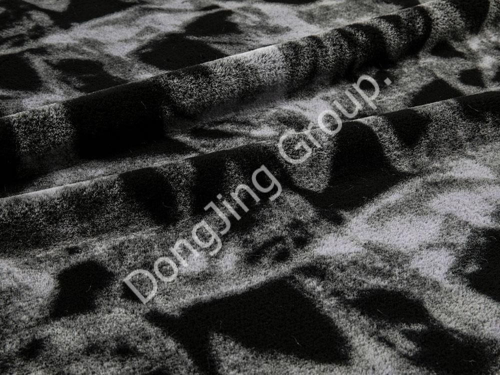 9KT0241-Penggelek lukisan hitam faux fur fabric