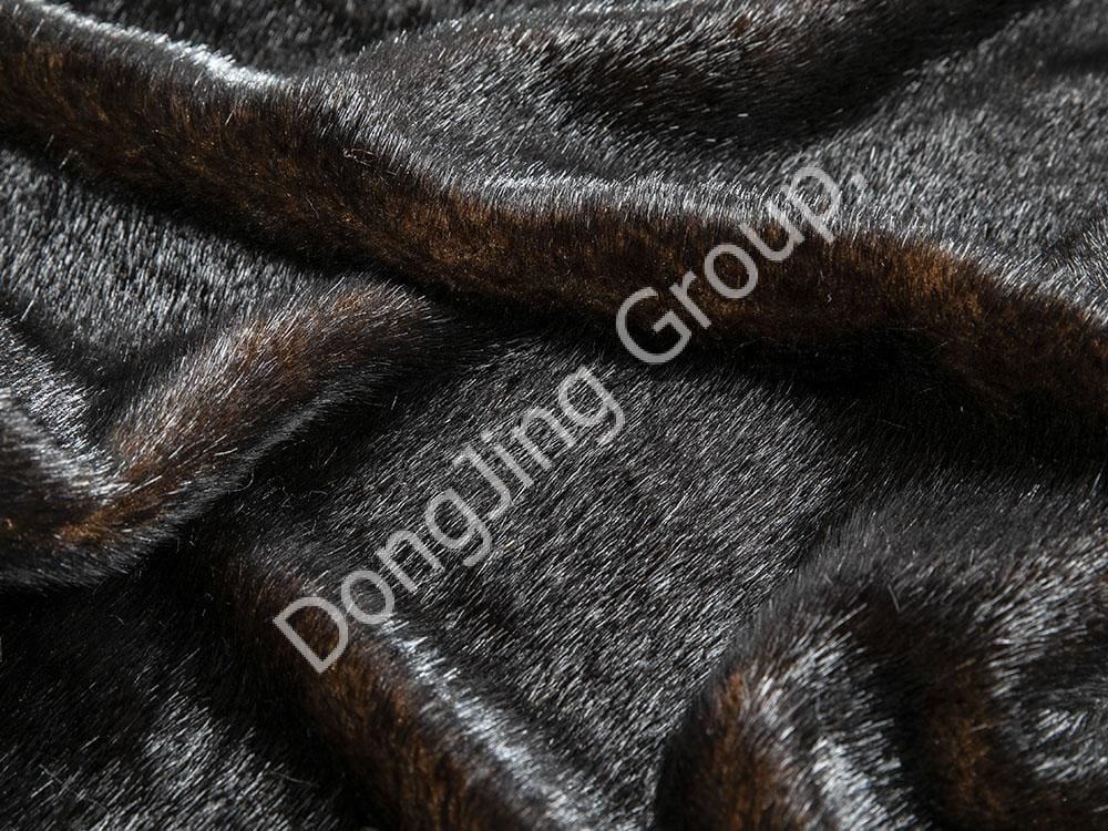 9P2563-Mink coklat faux fur fabric