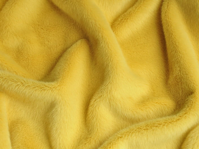 9T1674-Kuning Lemon faux fur fabric