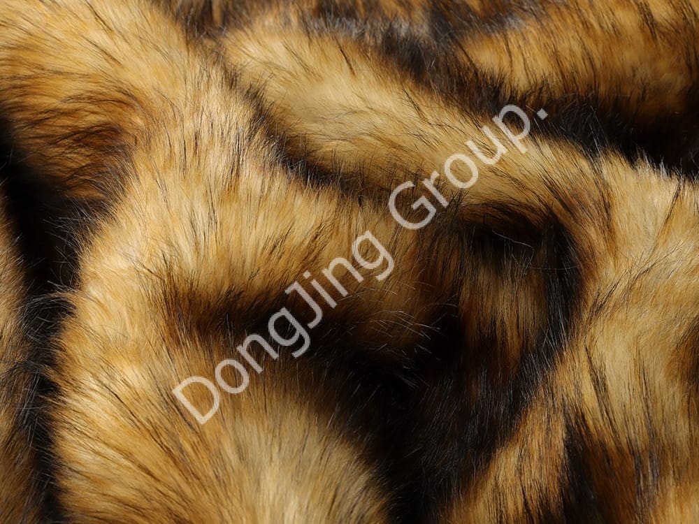 9W0592-Rambut rakun semulajadi faux fur fabric