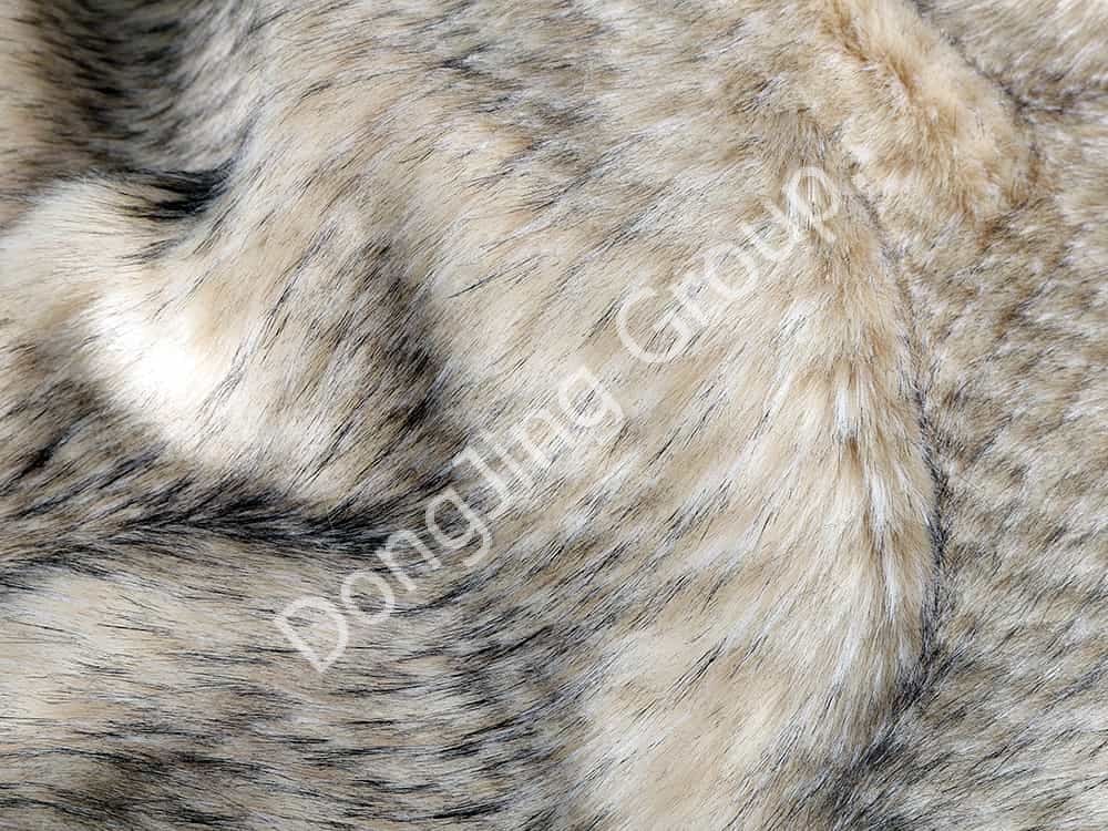 9W0688-Mencampurkan Rambut Raccoon Nanas faux fur fabric