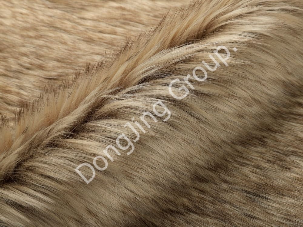 DP0615-gulungan ringan hujung rambut unta faux fur fabric