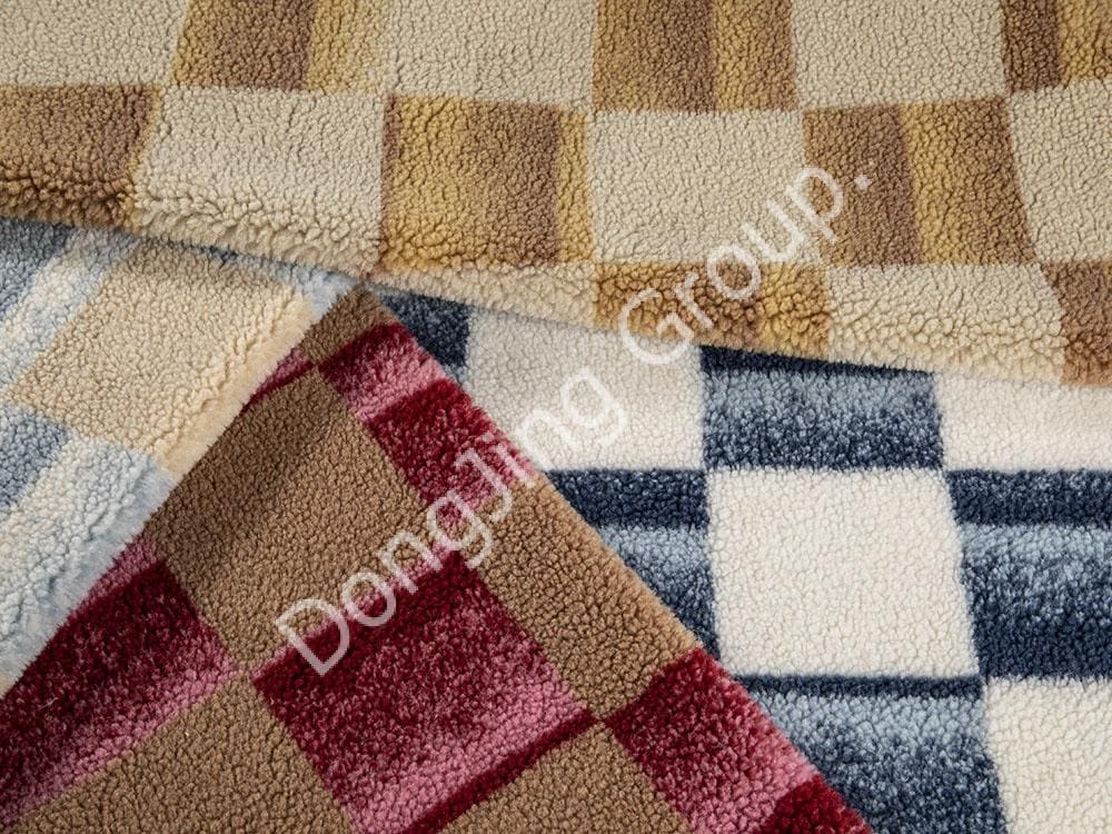 Z9KW0030-Tricolor jacquard panax bulu notoginseng faux fur fabric